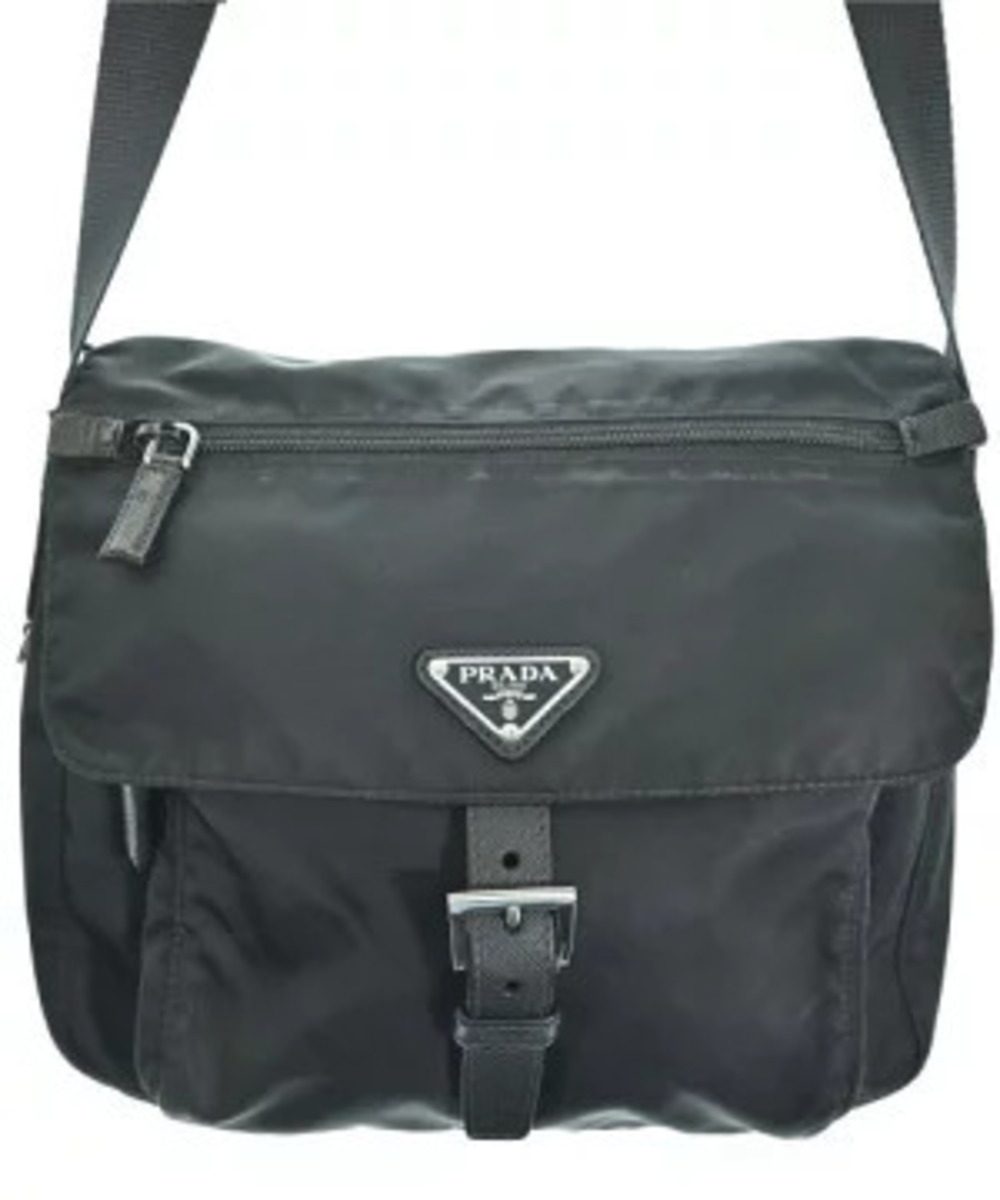 Prada Tessuto Shoulder Bag Black